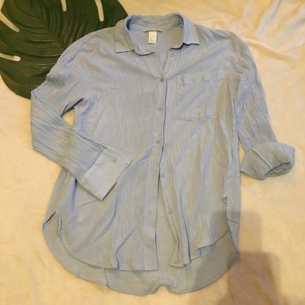 Blue Button Up Shirt